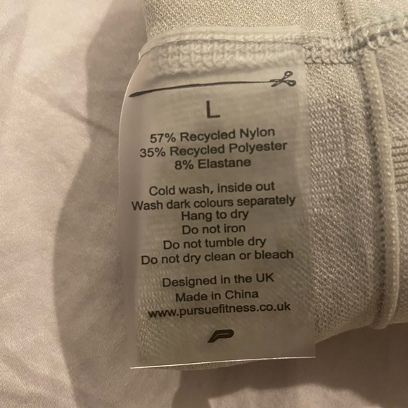 Pursue Fitness Sustainable Seamless Leggings
Cloud Grey size Large - Picture 6 of 15